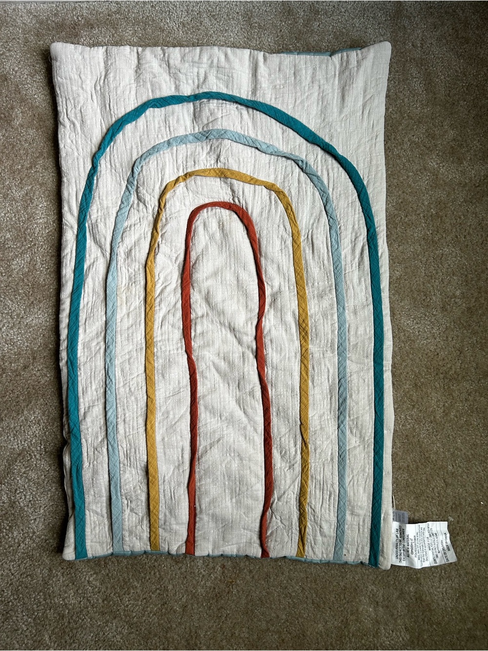 Itzy Ritzy Neutral Rainbow Baby Play Mat